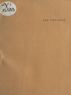 cover image of Les truands